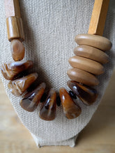 Load image into Gallery viewer, Acrylic and Wood Chunky Necklace