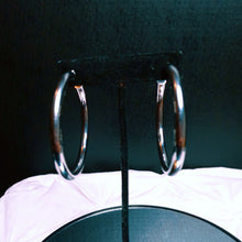 Load image into Gallery viewer, Silver Hoop Fashion Earrings