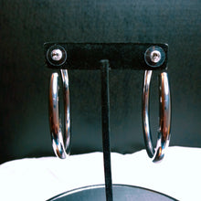Load image into Gallery viewer, Silver Hoop Fashion Earrings