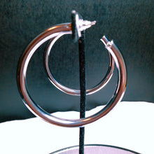 Load image into Gallery viewer, Silver Hoop Fashion Earrings