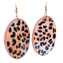 Load image into Gallery viewer, Leopard Print Earrings