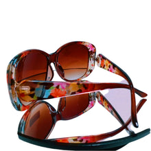 Load image into Gallery viewer, Mulitcolored Floral Frame Sunglasses