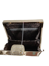 Load image into Gallery viewer, Light Grey Tall Clutch with Jewel