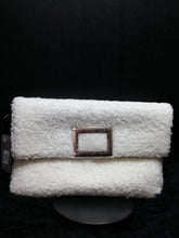 Load image into Gallery viewer, White Faux Fur Clutch