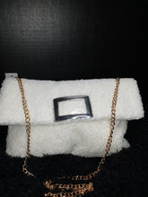 Load image into Gallery viewer, White Faux Fur Clutch