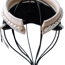 Load image into Gallery viewer, Pearl Straw Visor Hat - Live #45