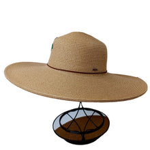 Load image into Gallery viewer, Embroidered Rose Floppy Hat