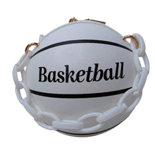 Load image into Gallery viewer, Fashion Faux Leather Basketball Clutch with Thick Chain Handles