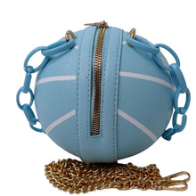 Load image into Gallery viewer, Fashion Faux Leather Basketball Clutch with Thick Chain Handles