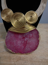 Load image into Gallery viewer, Druzy Pink Necklace
