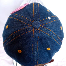Load image into Gallery viewer, Denim Hat Pink Ribbon
