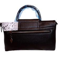 Load image into Gallery viewer, Leather Clutch with Embossed Croc Print
