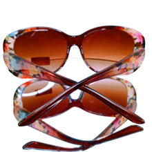 Load image into Gallery viewer, Mulitcolored Floral Frame Sunglasses
