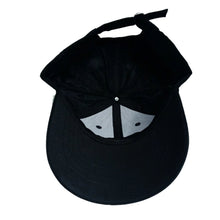 Load image into Gallery viewer, Black Denim Hat Faith Silver Stones Cross
