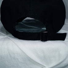 Load image into Gallery viewer, Black Denim Hat Faith Silver Stones Cross
