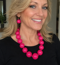 Load image into Gallery viewer, Chunky Bubble Beaded Necklace Set
