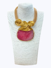 Load image into Gallery viewer, Druzy Pink Necklace
