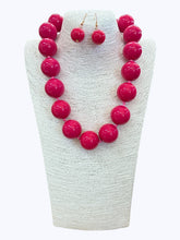 Load image into Gallery viewer, Chunky Bubble Beaded Necklace Set
