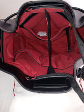 Load image into Gallery viewer, Diophy - Red and Black Faux Leather Two Tone Handbag - Annette Lorraine Accessory Boutique LLC
