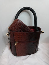 Load image into Gallery viewer, Diophy - 2 N 1 Croc Satchel - Annette Lorraine Accessory Boutique LLC
