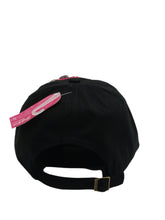 Load image into Gallery viewer, Embellished Black Hat with Pink Ribbon - Annette Lorraine Accessory Boutique LLC
