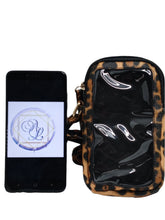 Load image into Gallery viewer, Faux Leather Cellphone Messenger Bag
