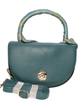Load image into Gallery viewer, Fashion Faux Leather Handbag with Scarf Handle
