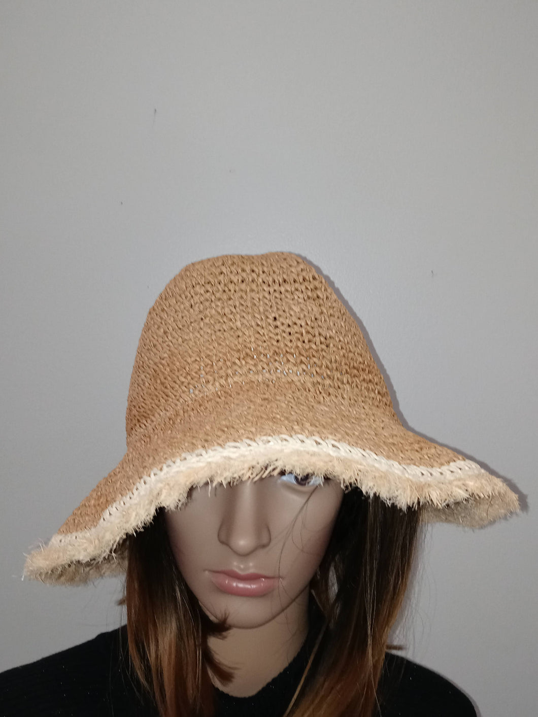 Straw Bucket Summer Hat - Live #22