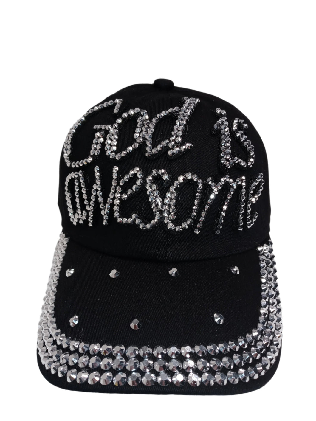 Black Hat God Is Awesome with Silver Stones