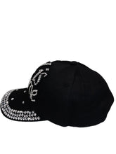 Load image into Gallery viewer, Black Hat God Is Awesome with Silver Stones
