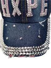 Load image into Gallery viewer, Dark Denim with Ribbon Hope Hat - Live #50
