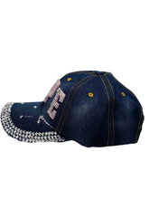 Load image into Gallery viewer, Dark Denim with Ribbon Hope Hat - Live #50
