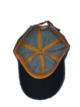 Load image into Gallery viewer, Blue Denim Hat Faith Silver Stones Cross - Live #50

