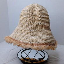 Load image into Gallery viewer, Straw Bucket Summer Hat - Live #22
