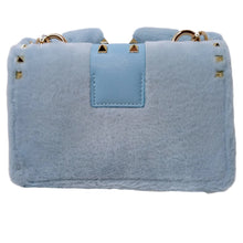 Load image into Gallery viewer, Faux Fur Studded Clutch with Pouch

