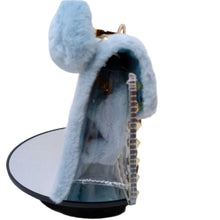 Load image into Gallery viewer, Faux Fur Studded Clutch with Pouch
