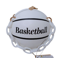 Load image into Gallery viewer, Fashion Faux Leather Basketball Clutch with Thick Chain Handles
